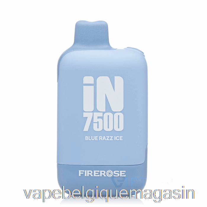 Vape Belgique Firerose En 7500 Jetable Blue Razz Ice